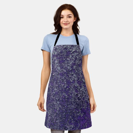 Donkere koninklijke Paarse Rusted Metal Texture Ab Schort (Gedragen)