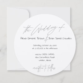 Donkere koperen streep met moderne typografie cirk kaart