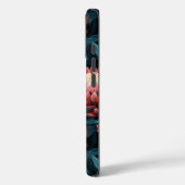 Donkere koraal vet protea bloem stoer Case-Mate iPhone case (Achterkant / Links)