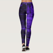 Donkere kroontextuur - Indigo Leggings (Achterkant)