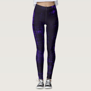 Donkere kroontextuur - Indigo Leggings