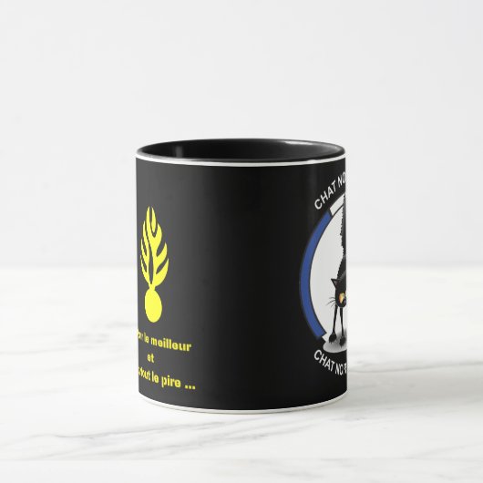 Donkere kudde, zoals zwarte katten mok (Midden)