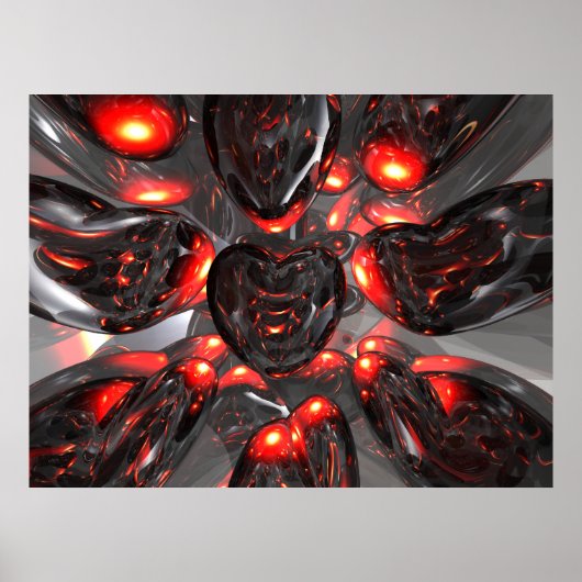 Donkere kunsten Abstract Poster (Voorkant)