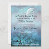 Donkere Kunsten: Halloween Romance Gotische Trouwp Kaart (Achterkant)