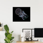 Donkere Kunstkwalposter van J.W. Fatherree. Poster (Thuiskantoor)