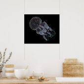 Donkere Kunstkwalposter van J.W. Fatherree. Poster (Keuken)