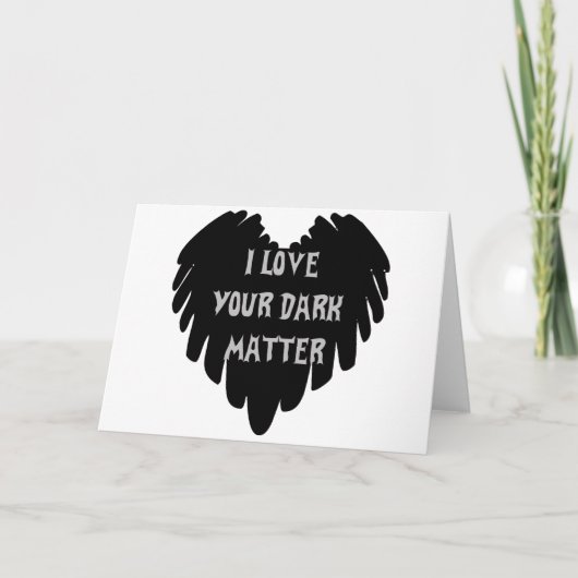 Donkere Kwestie Feestdagen Kaart (Voorkant)