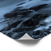 Donkere landschapsfoto poster (Hoek)