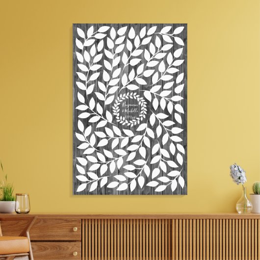 Donkere Laurel - 150 Handtekening Canvas Guest Boo (Insitu (Woonkamer))