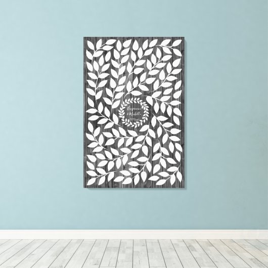 Donkere Laurel - 150 Handtekening Canvas Guest Boo (Insitu (Houten vloer))