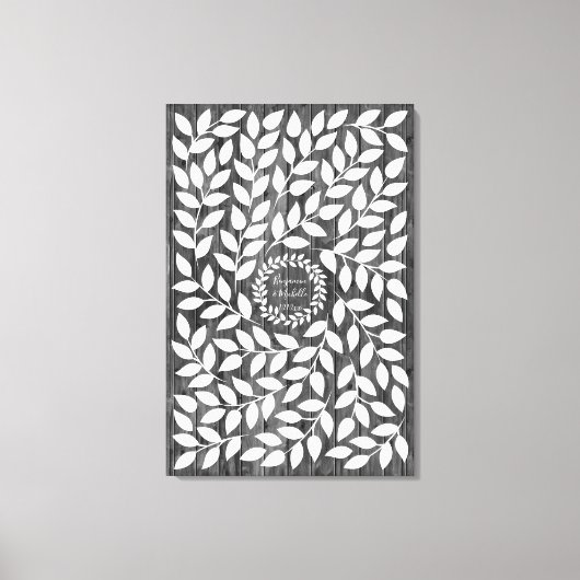 Donkere Laurel - 150 Handtekening Canvas Guest Boo Afdruk (Voorkant)