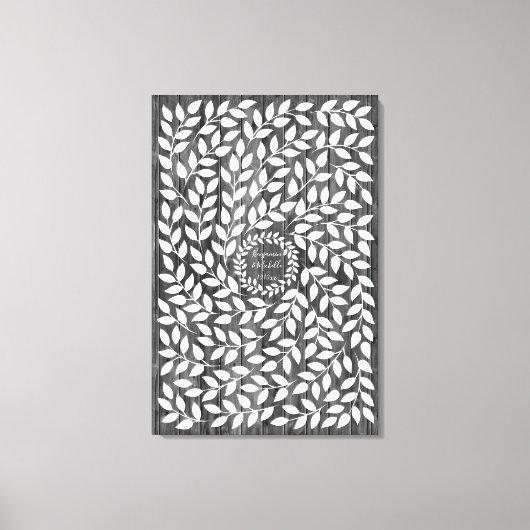 Donkere Laurel - 250 Handtekening Canvas Guest Boo Afdruk (Voorkant)