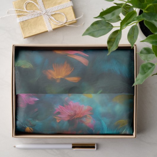 Donkere leeuw tissuepapier (Geschenk)