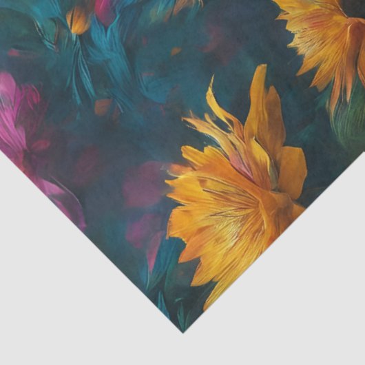 Donkere leeuw tissuepapier (Detail)