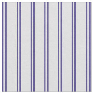 Donkere leien blauw en lavender gekleurd lijnpatro stof