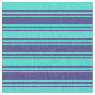 Donkere leien blauw en Turquoise gekleurde lijnen Stof