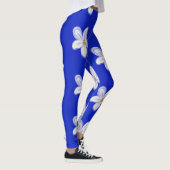 Donkere leisteen blauwe orchidee Leggings (Rechts)