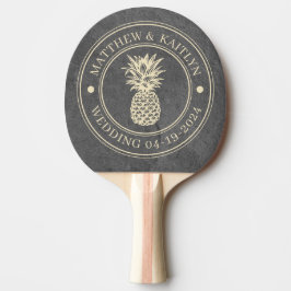 Donkere Leisteen Steen Ananas Trouw Namen Tafeltennisbatje