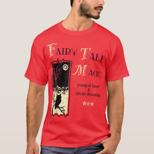Donkere lichte academie esthetisch jong hart t-shirt