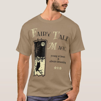 Donkere lichte academie esthetisch jong hart t-shirt