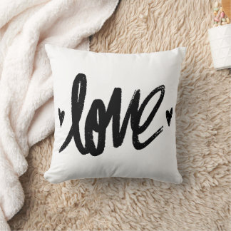 Donkere Liefde Handgeschreven Typografie Kussen me