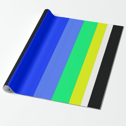 Donkere lijnen cadeaupapier (Uitgerold)