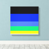 Donkere lijnen canvas afdruk (Insitu (Houten vloer))