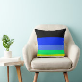 Donkere lijnen kussen (Stoel)