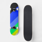 Donkere lijnen persoonlijk skateboard (Voorkant)