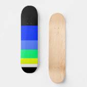 Donkere lijnen persoonlijk skateboard (Voorkant)