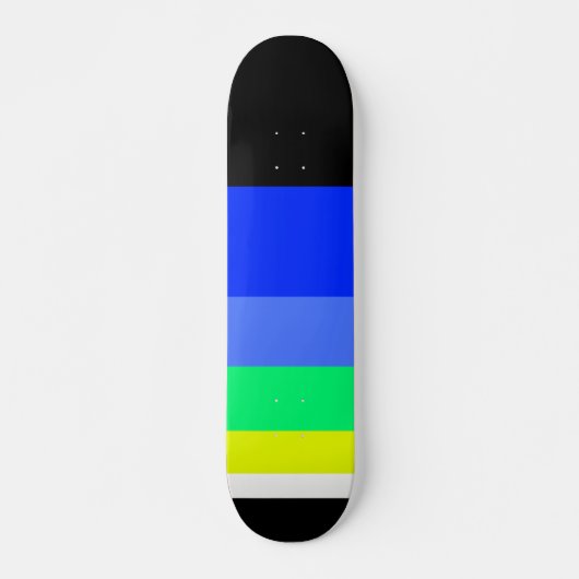 Donkere lijnen persoonlijk skateboard (Voorkant)