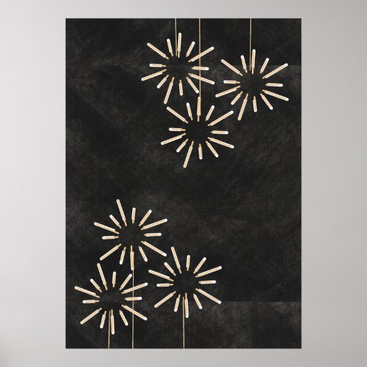 Donkere Limoen was Modern Industrial Poster (Voorkant)