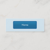 Donkere LinkedIn - Skinny Mini Visitekaartje (Achterkant)