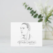 Donkere Lover Logo Briefkaart (Staand voorkant)