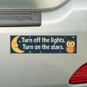 Donkere luchten bumpersticker (Op auto)