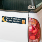 Donkere luchten bumpersticker (Op Truck)