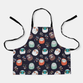 Donkere luiaard schort (Voorkant)