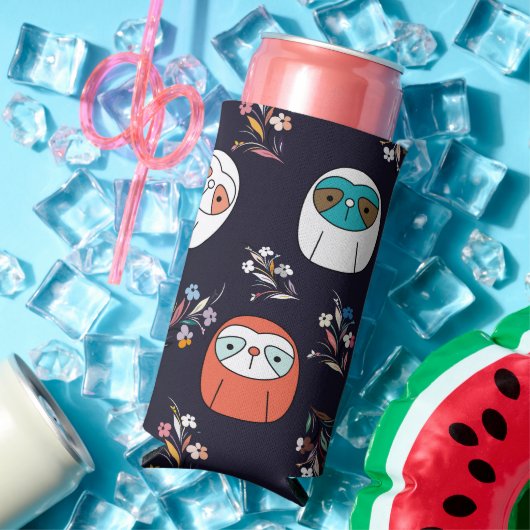 Donkere luiaard seltzer blikjeskoeler (Insitu Zomer)