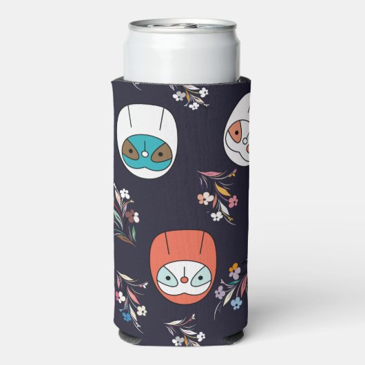 Donkere luiaard seltzer blikjeskoeler (Seltzer Achterkant)