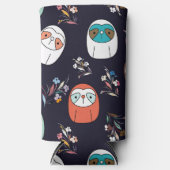 Donkere luiaard seltzer blikjeskoeler (Voorkant)