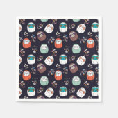 Donkere luiaard servet (Voorkant)