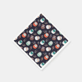 Donkere luiaard servet (Hoek)