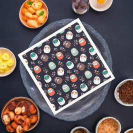 Donkere luiaard servet