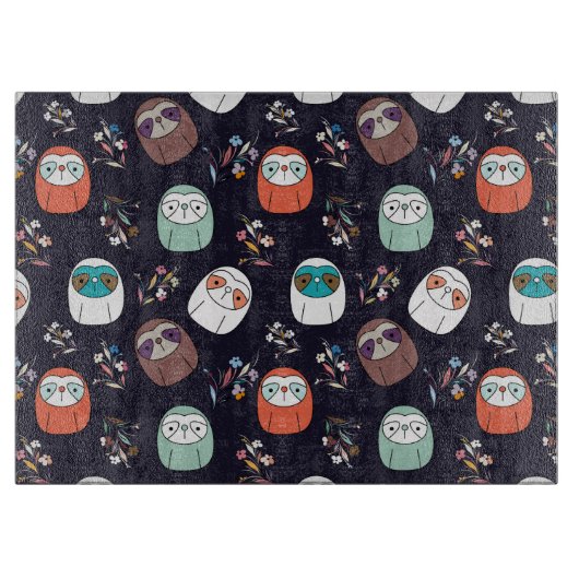 Donkere luiaard snijplank (Voorkant)