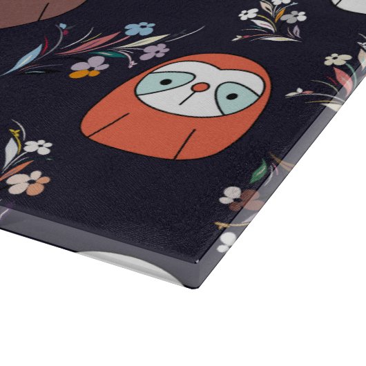 Donkere luiaard snijplank (Hoek)