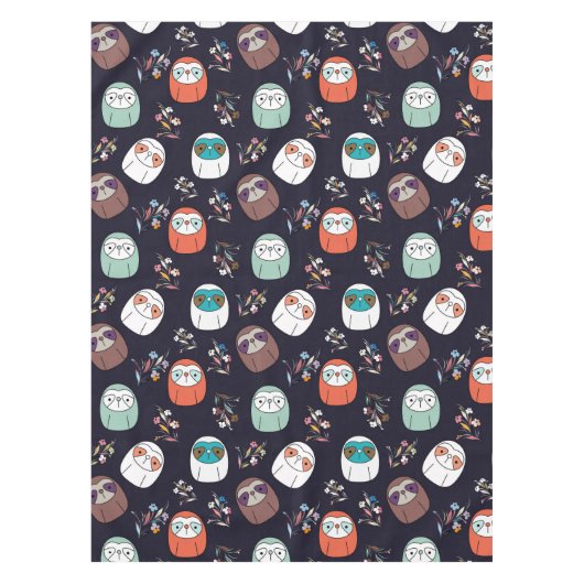 Donkere luiaard tafelkleed (Voorkant)