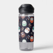 Donkere luiaard waterfles (Achterkant)