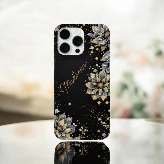 Donkere Luxe Bloem Case-Mate iPhone Case