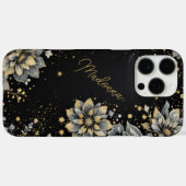 Donkere Luxe Bloem Case-Mate iPhone Case (Achterkant (horizontaal))