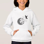  donkere maan ster retro gezicht vrouwen magie (Voorkant)